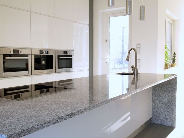 Granite countertop in a modern kitchen kitchen countertop
