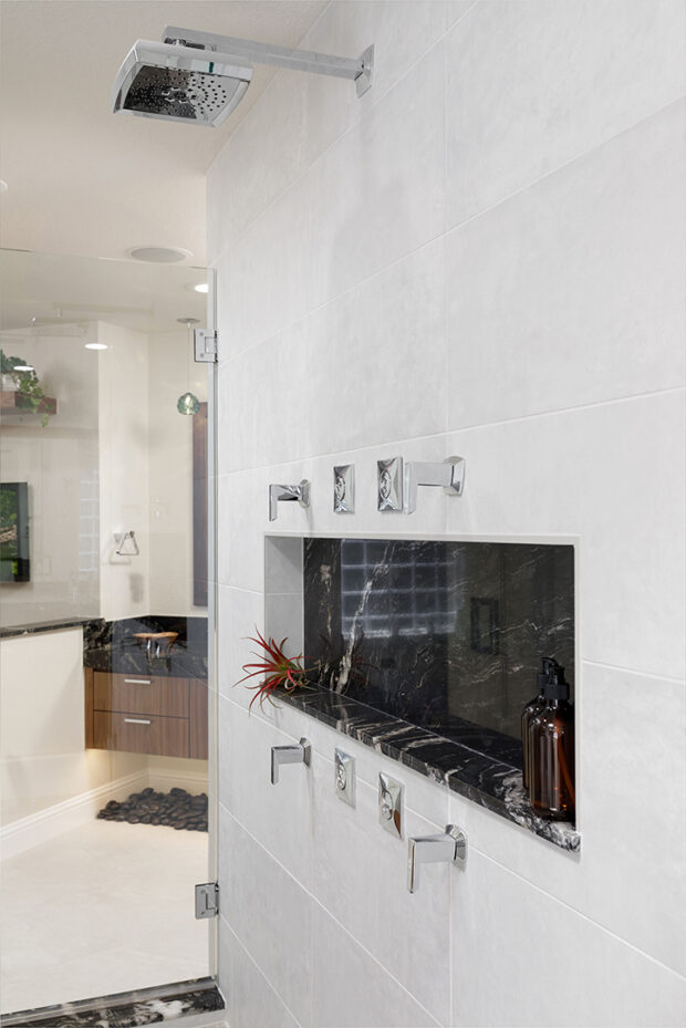 custom shower