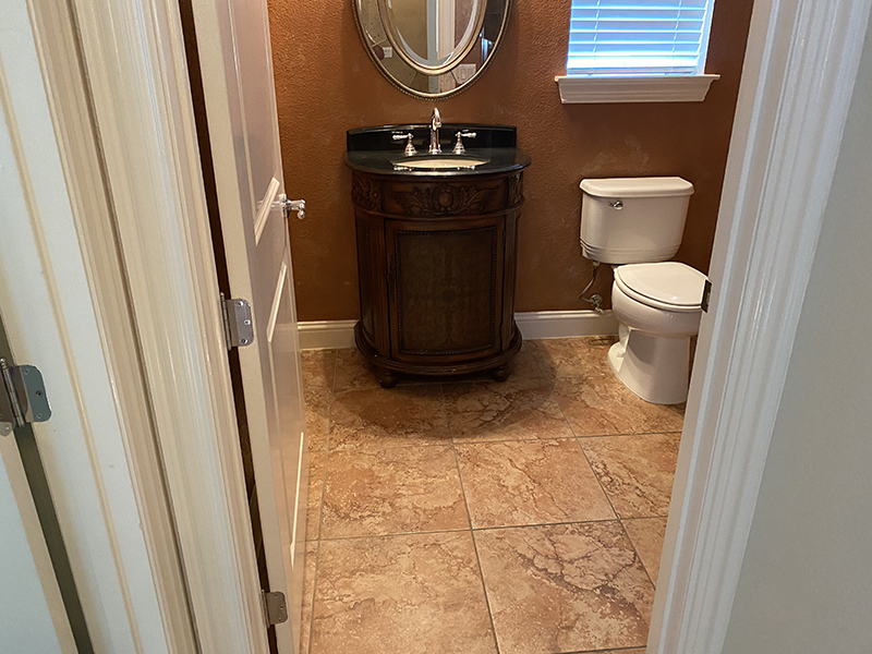 half bathroom